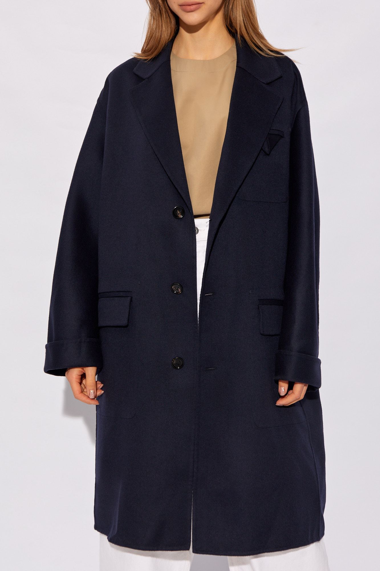 【関税・送料込み】BOTTEGA VENETA COATS NAVY WOOL COAT 0400017222124_BLUE?wid=600&hei